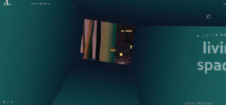 Screenshot of the homepage of the animated website "Les animals"