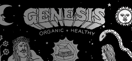 Homepage of the animated website "Genesis"