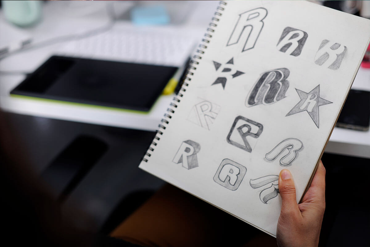 Concept generation when designing a logo