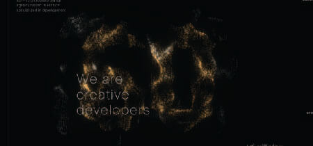 Screenshot of the homepage of the animation website "60fps"