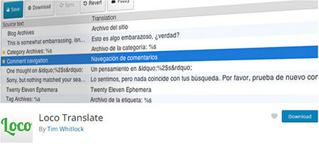 The WordPress plugin translator plugin