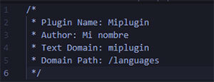 text-domain and domain-path of a WordPress plugin